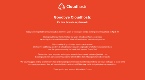 cloudhostr.co.uk