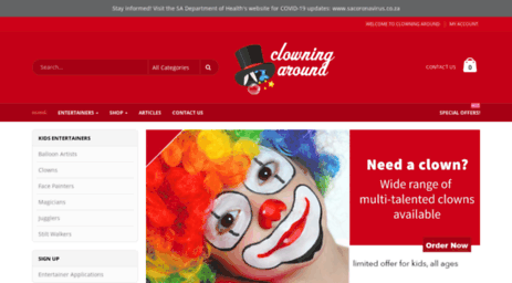 clowningaround.co.za