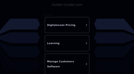 cluster-cluster.com