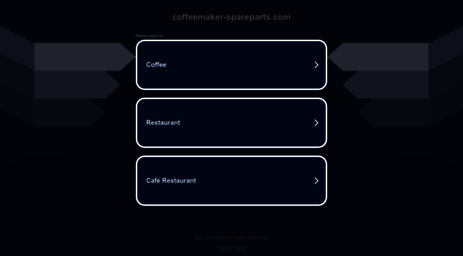 coffeemaker-spareparts.com