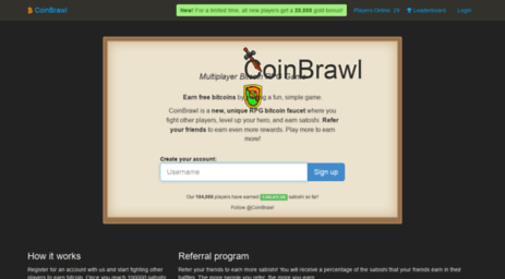 CoinBrawl Game Penghasil Bitcoin
