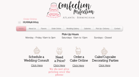 confectionperfectioncakes.com