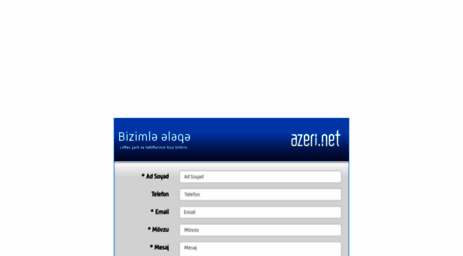 contact.azeri.net