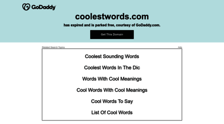coolestwords.com