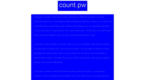 count.pw