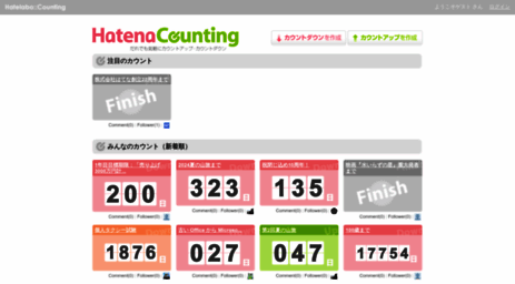 counting.hatelabo.jp