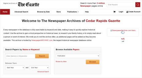 crgazette.newspaperarchive.com