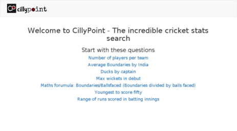cricket.cillypoint.com