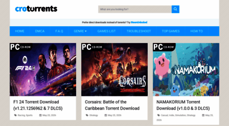 Visit crotorrents crotorrents download torrent games for free 