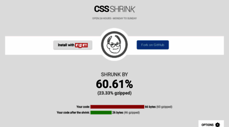 cssshrink.com