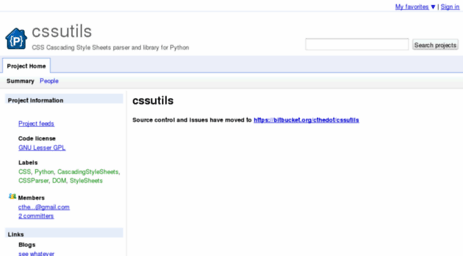 cssutils.googlecode.com
