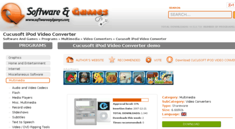cucusoft-ipod-video-converter.10001downloads.com