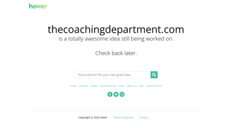 cur.thecoachingdepartment.com