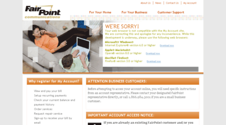 customer.fairpoint.com