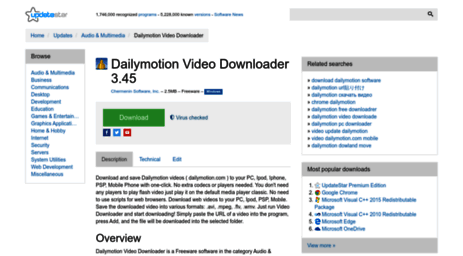 dailymotion-video-downloader.updatestar.com