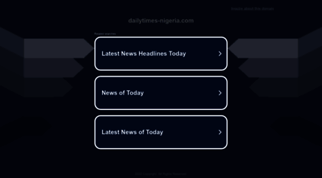 dailytimes-nigeria.com