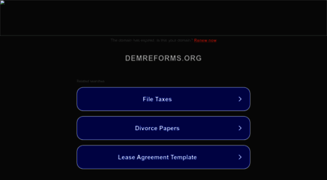 demreforms.org