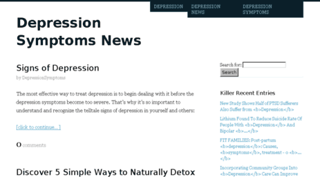 depressionsymptomsnews.com