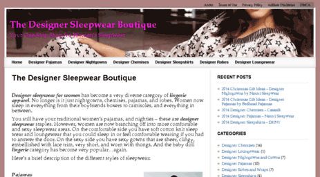 designersleepwearboutique.com