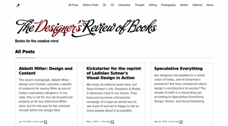 designersreviewofbooks.com