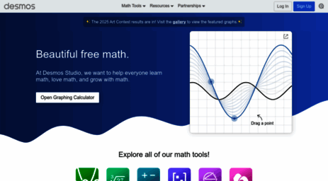 Visit Desmos.com - Desmos | Beautiful free math..