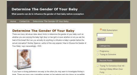 determinethegenderofyourbaby.com