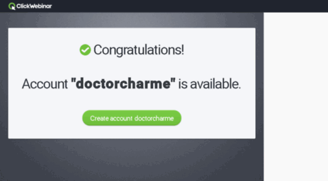 doctorcharme.clickwebinar.com