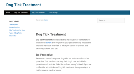 dogticktreatment.com