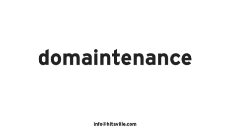 domaintenance.com