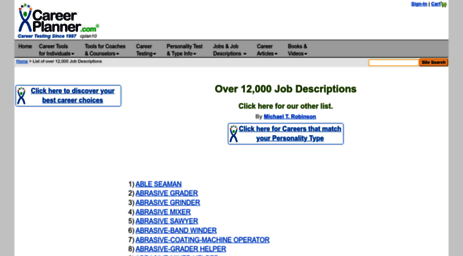 dot-job-descriptions.careerplanner.com