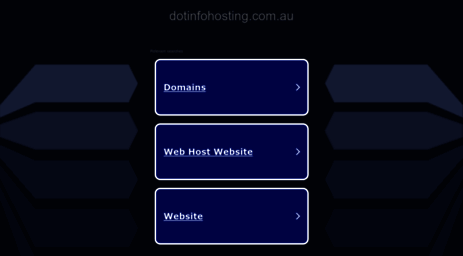 dotinfohosting.com.au