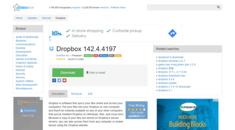 dropbox.updatestar.com