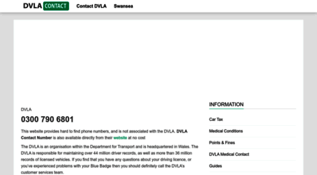 dvla-contact-number.co.uk