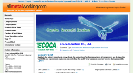 ecoca-industrial.allmetalworking.com