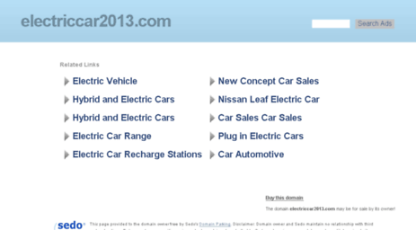 electriccar2013.com