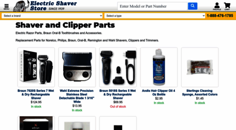 electricshaverstore.com