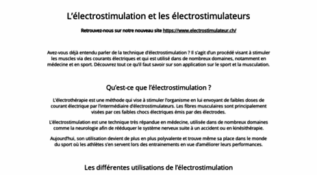 electrostimulation.ch
