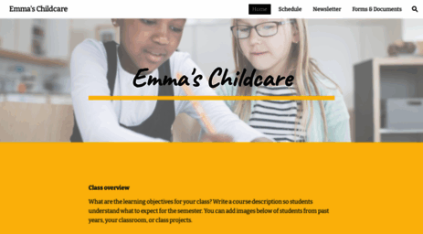 emmaschildcare.com