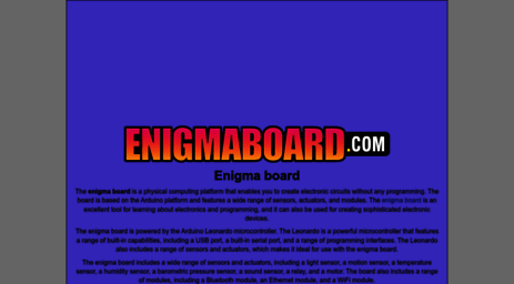 enigmaboard.com
