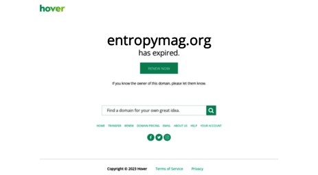 entropymag.org