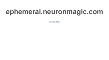 ephemeral.neuronmagic.com