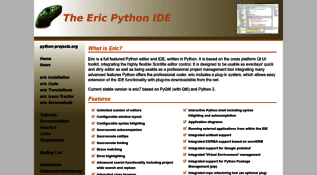eric-ide.python-projects.org