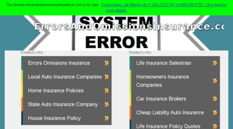errorsandomissionsinsurance.com