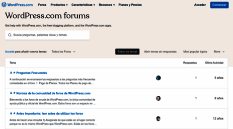 es.forums.wordpress.com