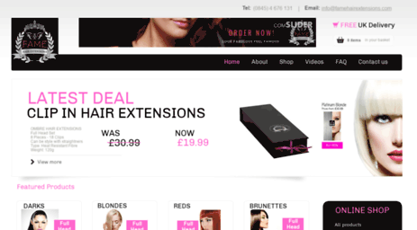 famehairextensions.com
