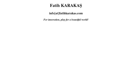 fatihkarakas.com