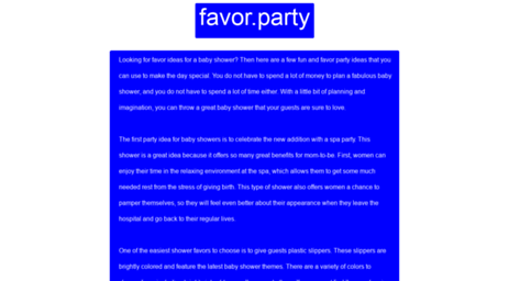 favor.party
