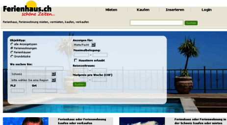 ferienhaus-ferienwohnungen.ch