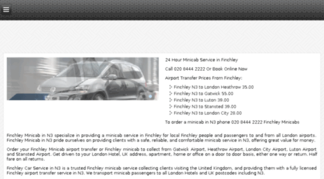 finchleyminicabs.co.uk