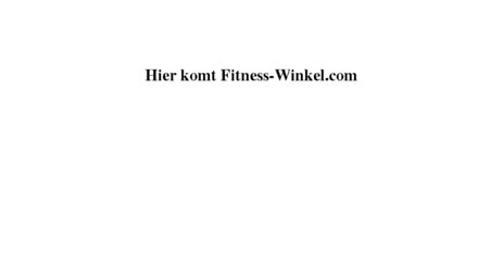 fitness-winkel.com